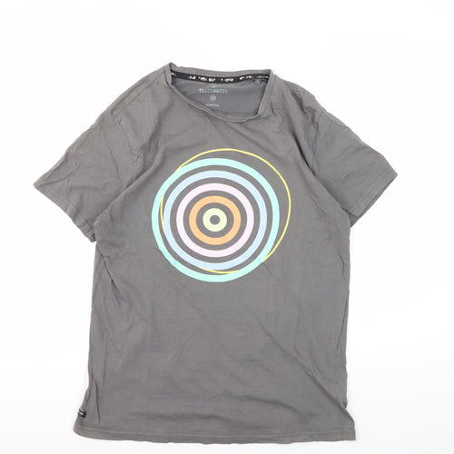 Threadbare Grey Graphic Medium Men's T-Shirt
