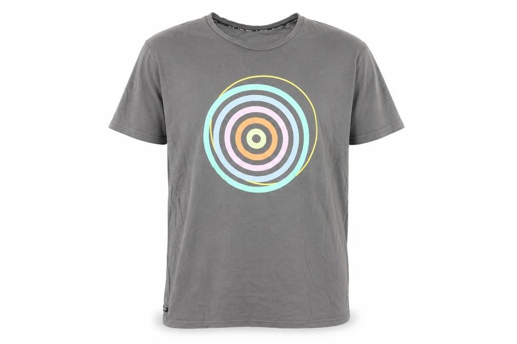 Front view of Threadbare Grey Graphic Medium Men's T-Shirt