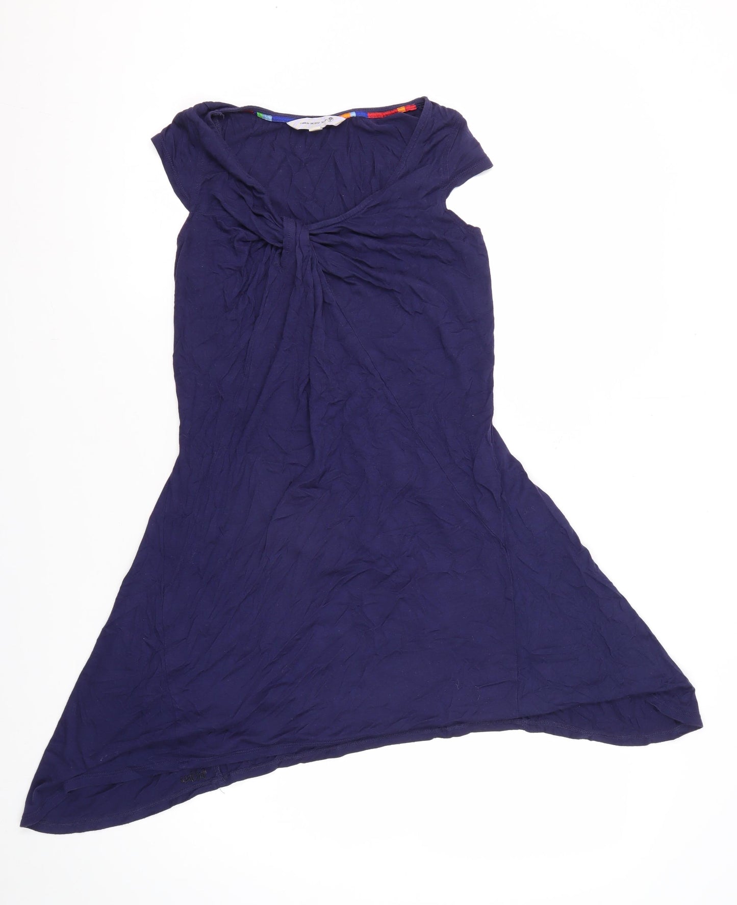 Bluh Sculpt Women's Asymmetric Blue Dress Size 8