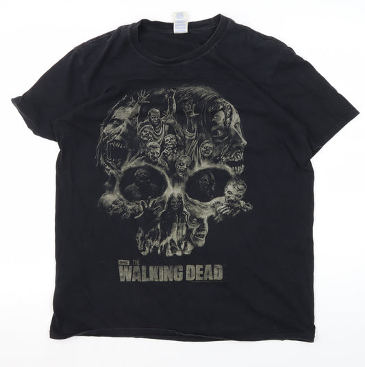 Gildan Men's Black Large The Walking Dead T-Shirt