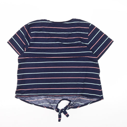 Red Herring Women's Multicoloured Striped T-Shirt Size 16