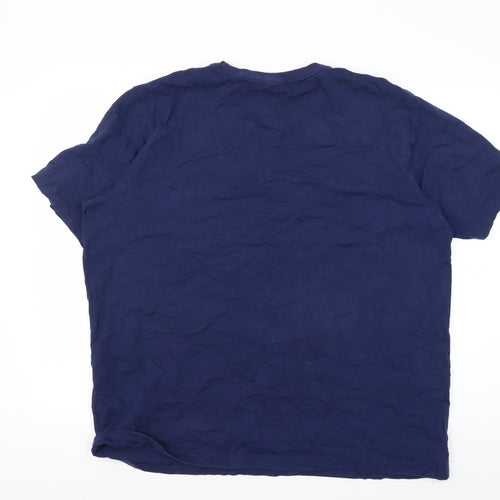 Lands' End Men's XL Blue Beach Graphic T-Shirt