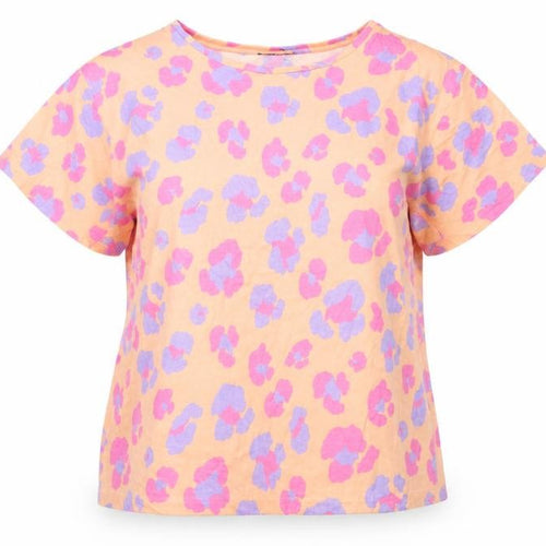 ASOS Design Women's Beige Floral T-Shirt Size 12