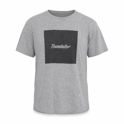 Clique Men's Grey XL Logo T-Shirt, Crew Neck, Casual Wear