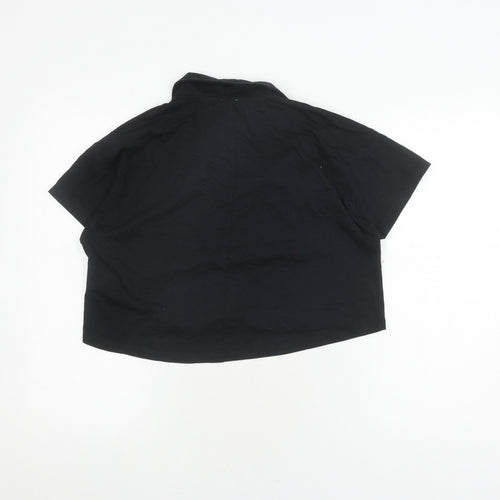 Cotton On Women's Black Polo Shirt M Casual