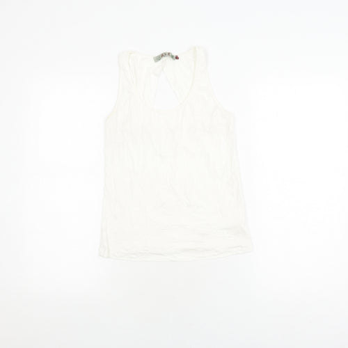 A.L.E Women’s White Tank Top, Size M, Casual Essential