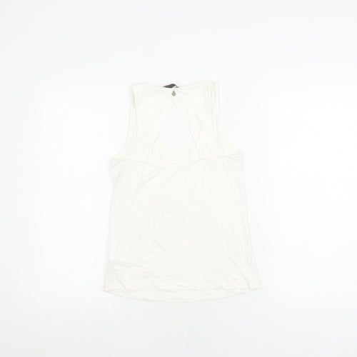A.L.E Women’s White Tank Top, Size M, Casual Essential