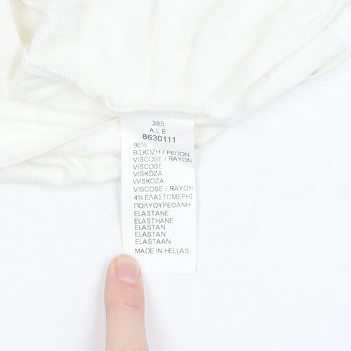 A.L.E Women’s White Tank Top, Size M, Casual Essential