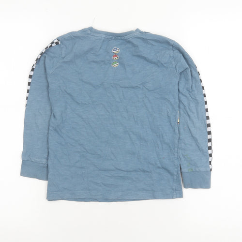 Next Boys Blue Mario Long Sleeve Graphic T-Shirt 6 Years