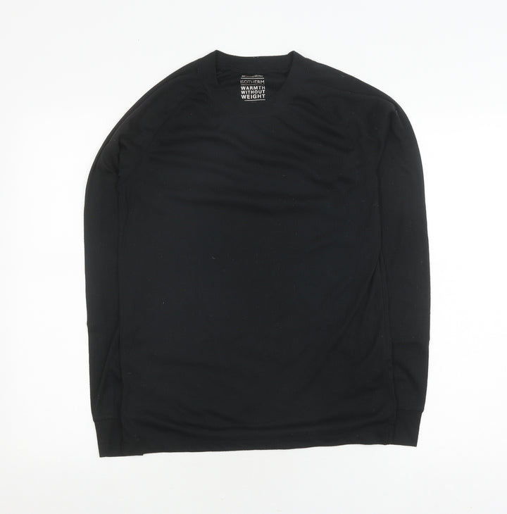 Mountain Warehouse Unisex Black Long Sleeve Activewear Top