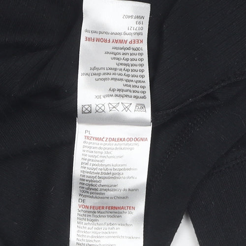 Mountain Warehouse Unisex Black Long Sleeve Activewear Top