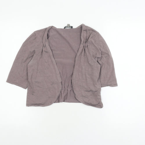 Coast Women's Grey Cardigan 3/4 Sleeve Size 12