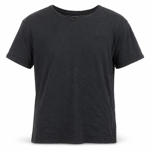 Firetrap Men's Black Cotton T-Shirt, Size L, Crew Neck