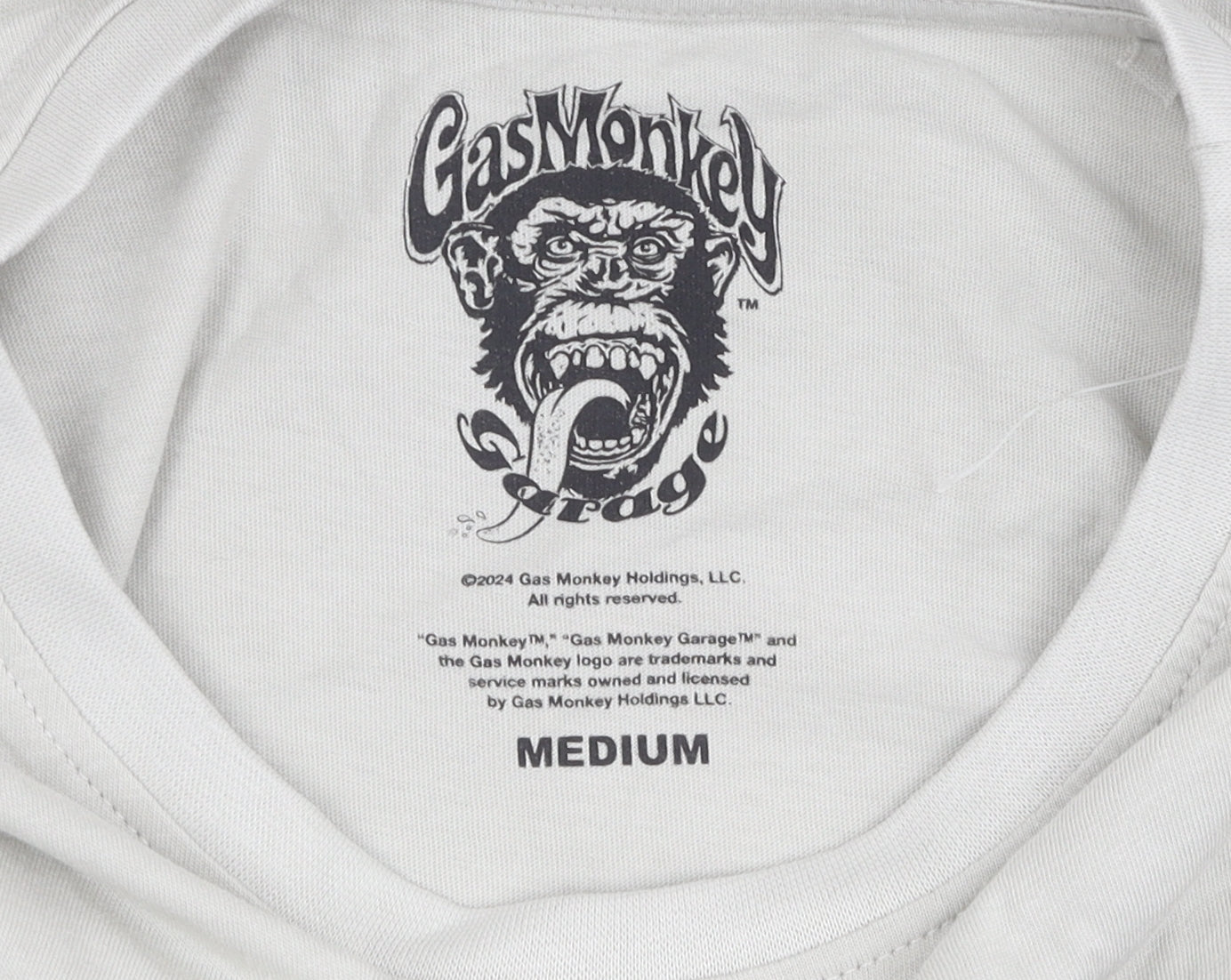Gas Monkey Garage Men's Grey T-Shirt Medium