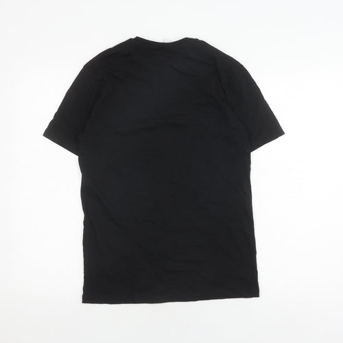 NASA Men's Black S Space Graphic Print T-Shirt