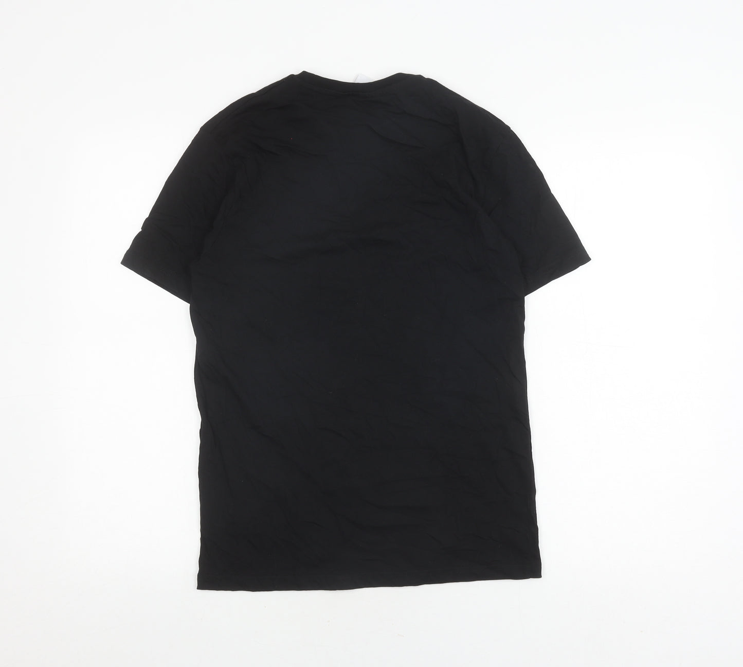 NASA Men's Black S Space Graphic Print T-Shirt