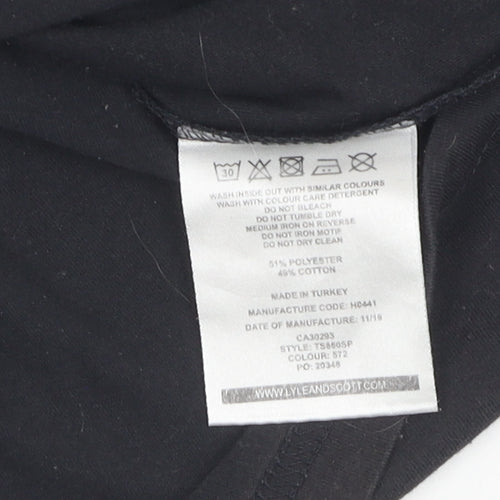 Lyle & Scott Men's Black XL Crew Neck T-Shirt