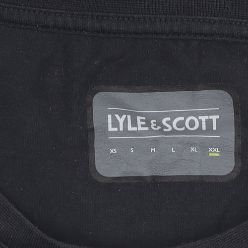 Lyle & Scott Men's Black XL Crew Neck T-Shirt