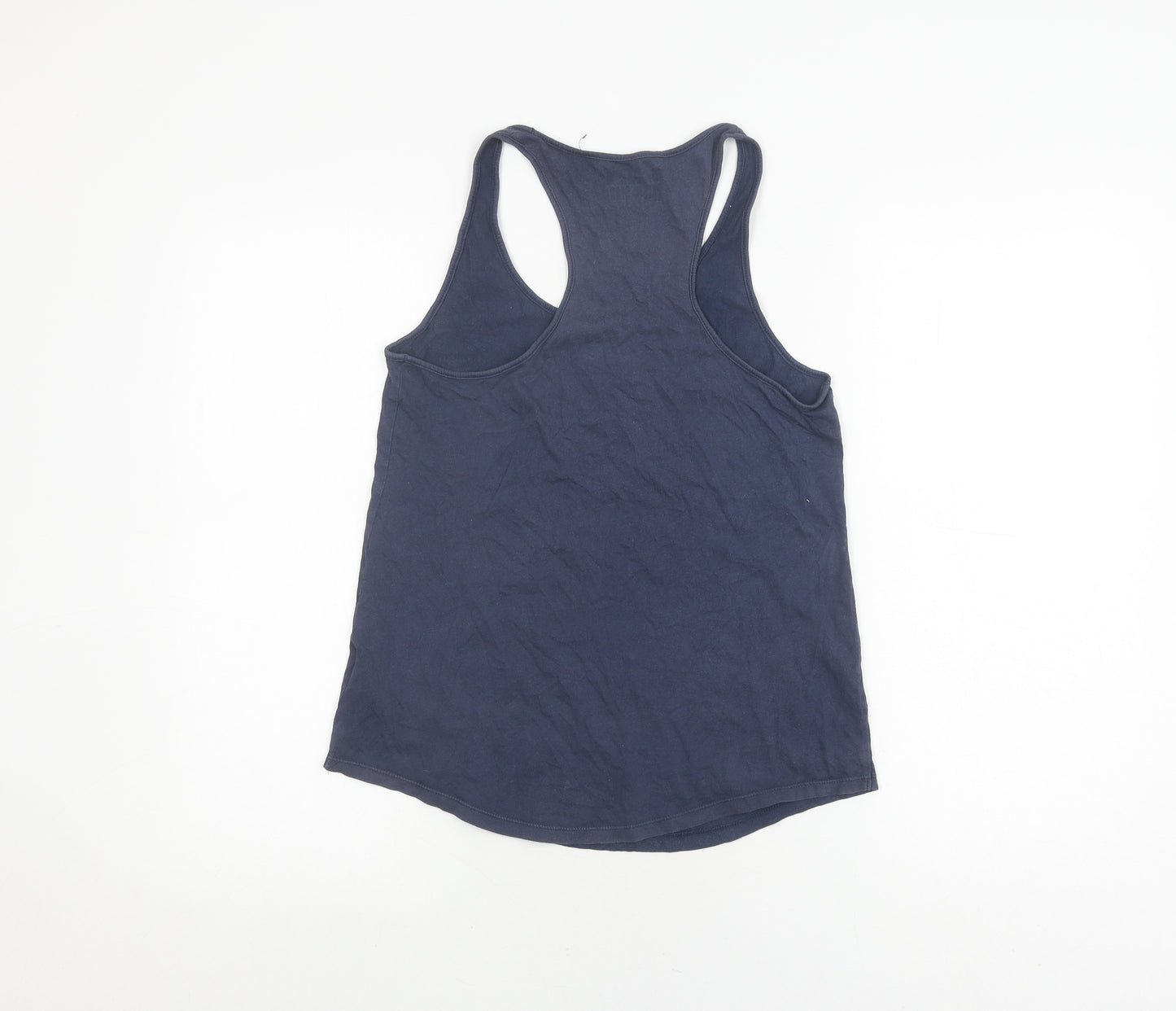 Converse Women's Blue Tank Top - Size S, Basic Style