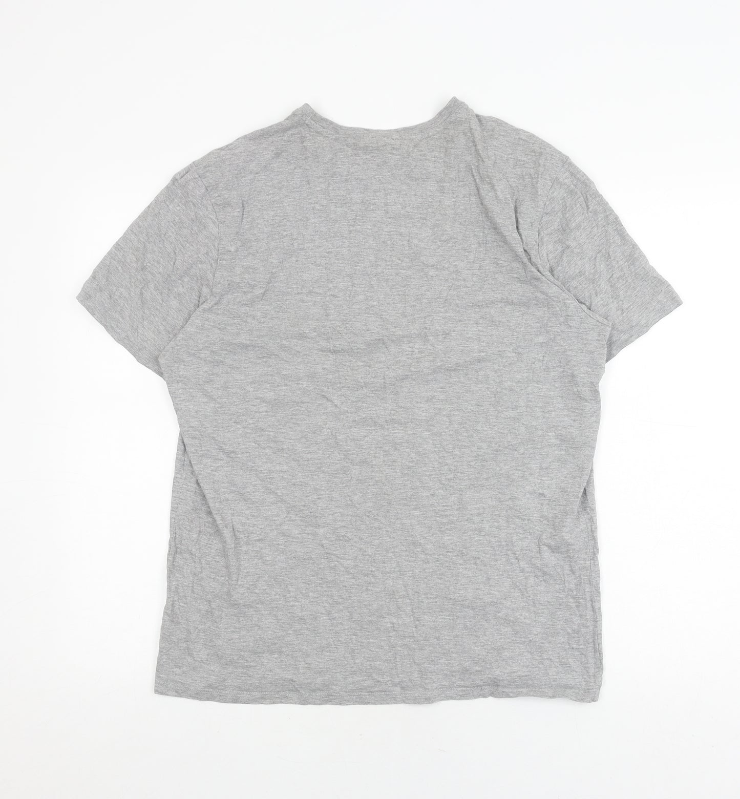 U.S. Polo Assn. Men's Grey Logo T-Shirt, Size L