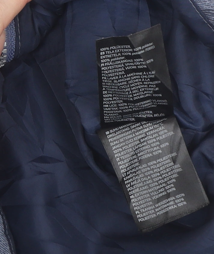 H&M Boys Blue Mickey Mouse Puffer Jacket 18 Months