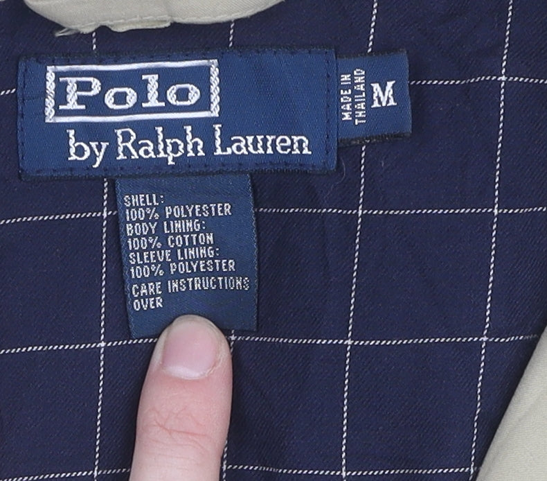 Polo Ralph Lauren Men's Beige Bomber Jacket M
