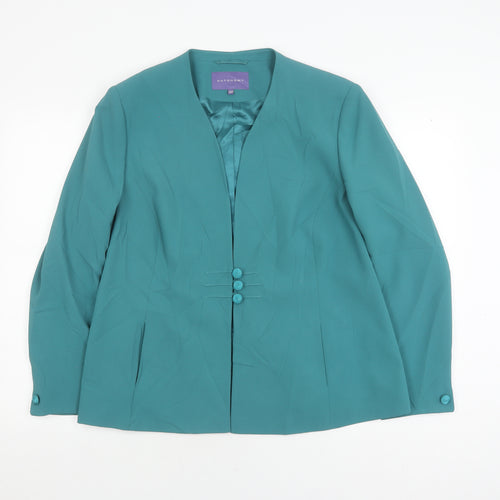 Autonomy Women's Green Blazer Size 18 Petite