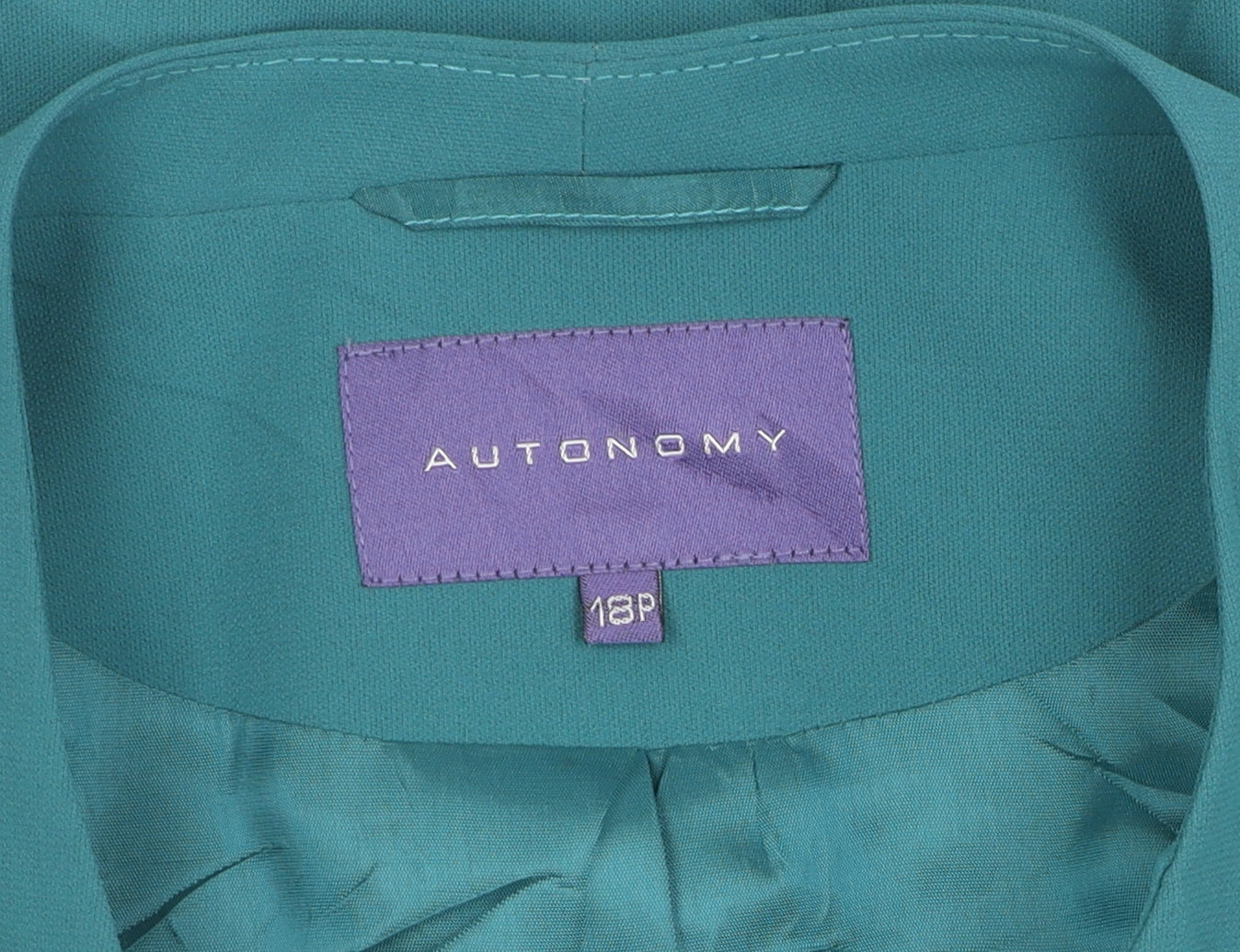 Autonomy Women's Green Blazer Size 18 Petite