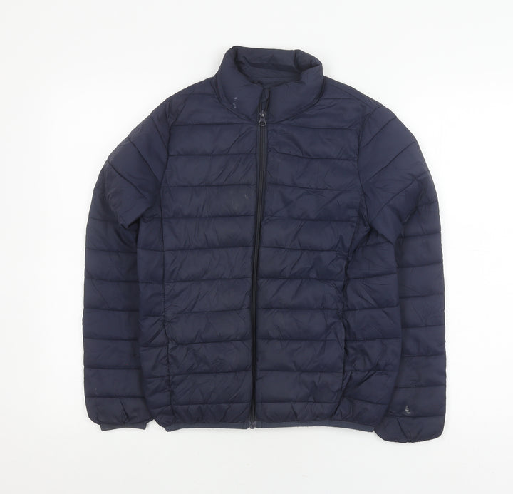 Dunnes Stores Boys Blue Puffer Jacket 10-11 Years Thermal