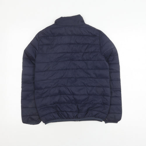 Dunnes Stores Boys Blue Puffer Jacket 10-11 Years Thermal