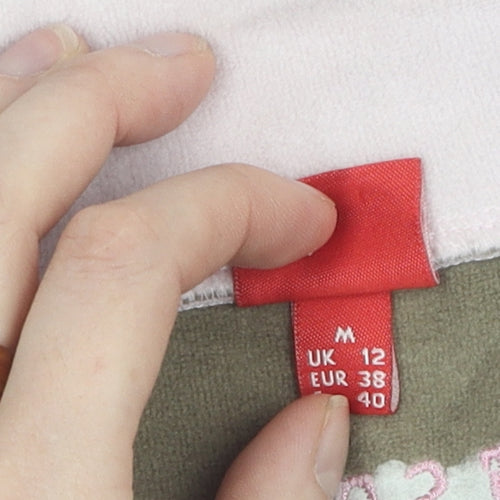 ELLE Women's Pink Waistcoat, M, Sleeveless, Full Zip