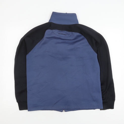 U.S. Athletic Men's Blue Full Zip Sports Jacket M