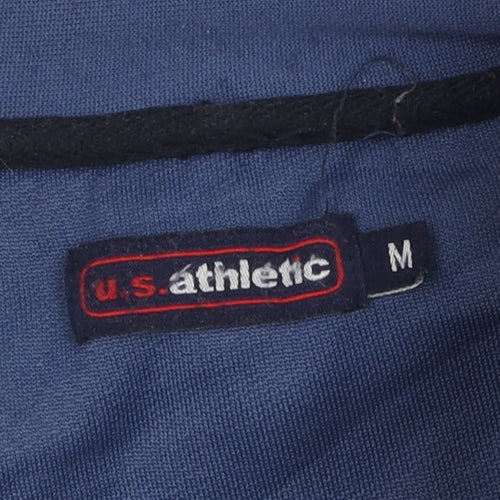 U.S. Athletic Men's Blue Full Zip Sports Jacket M