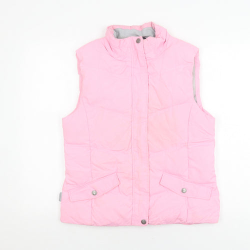 Icepeak Girls Pink Sleeveless Puffer Jacket, Size 14, Winter