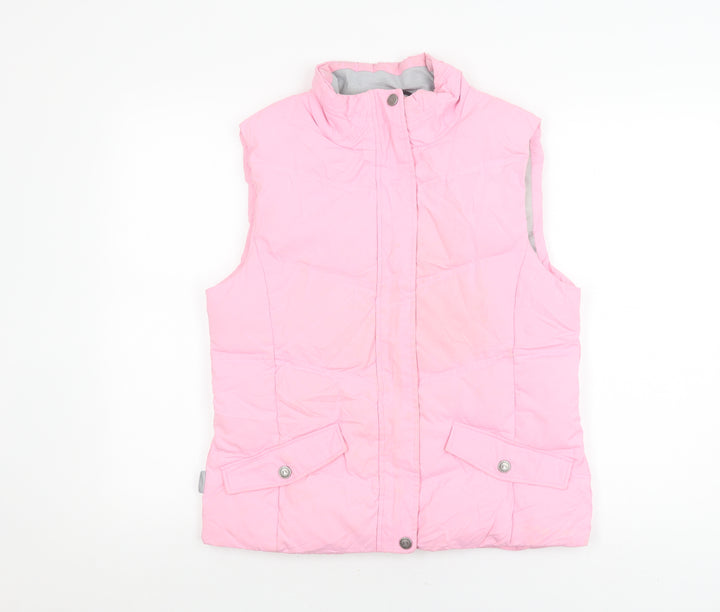 Icepeak Girls Pink Sleeveless Puffer Jacket, Size 14, Winter