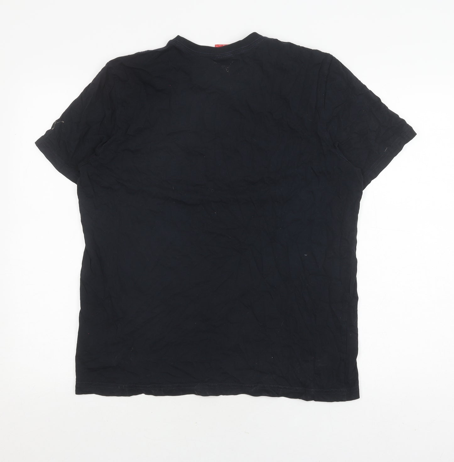 Puma Men's Black Sports T-Shirt, Size L, 2010 Graphic
