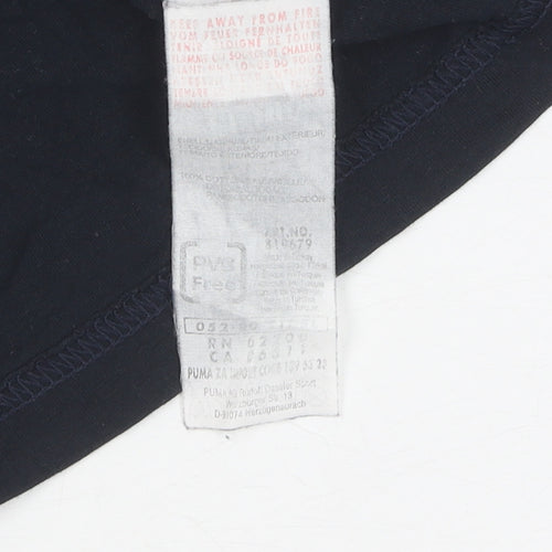 Puma Men's Black Sports T-Shirt, Size L, 2010 Graphic