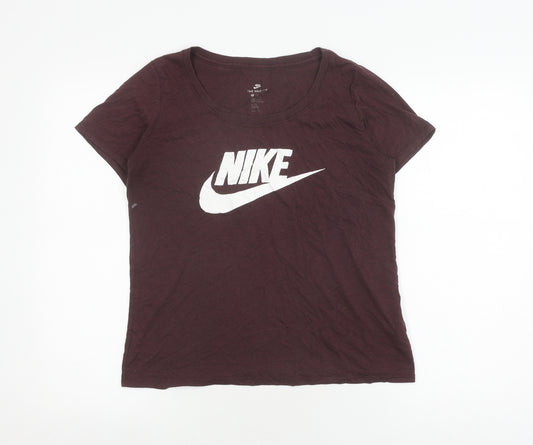 Nike Women's Brown Classic T-Shirt L