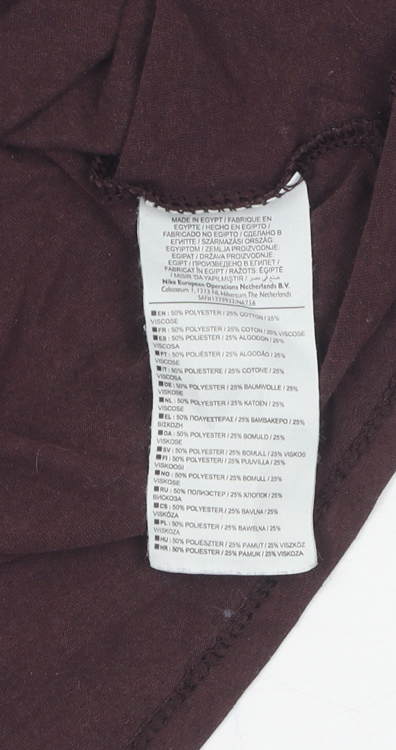 Nike Women's Brown Classic T-Shirt L