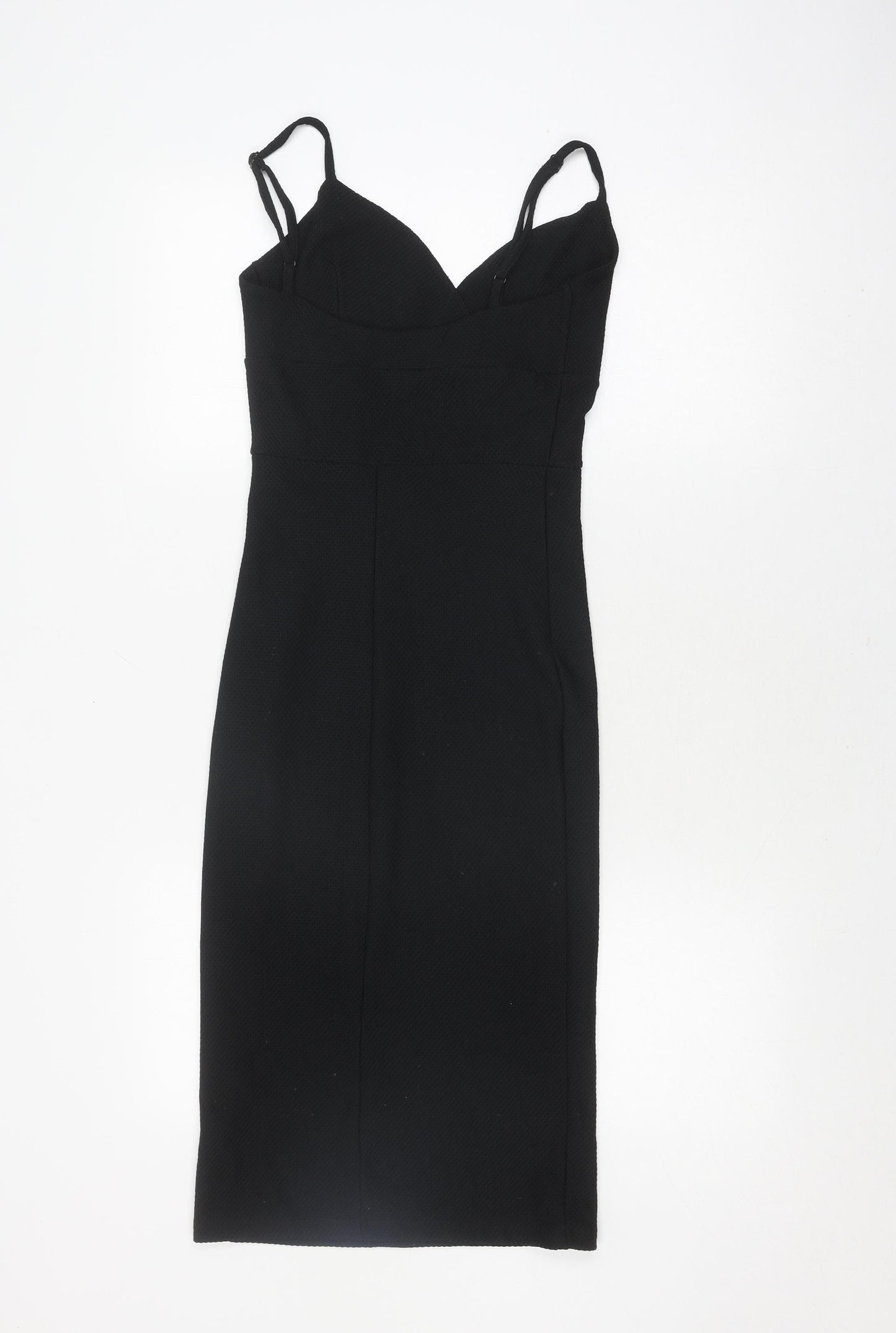 Miss Selfridge Women's Black Bodycon Dress Size 10