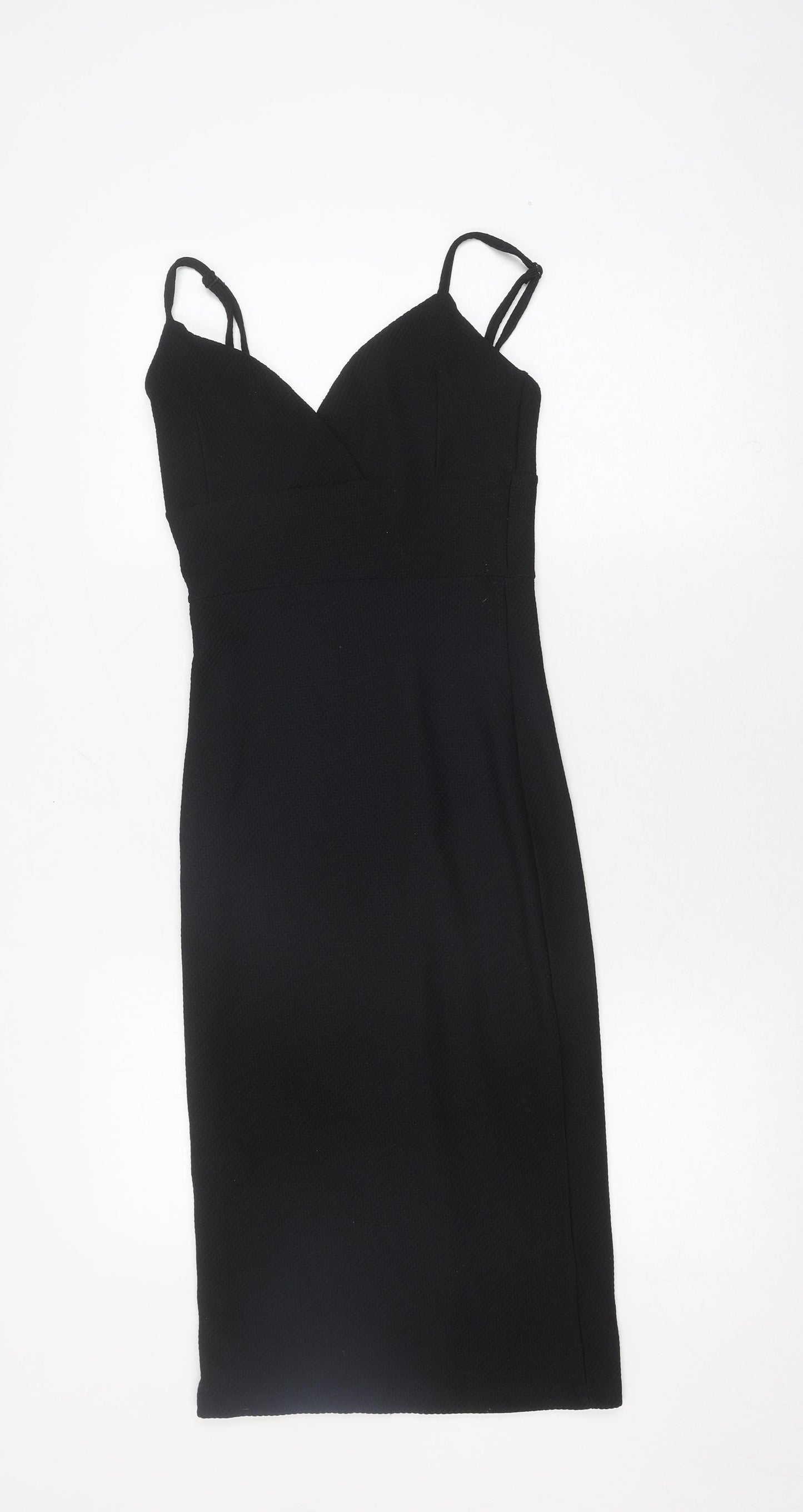 Miss Selfridge Women's Black Bodycon Dress Size 10
