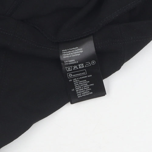 H&M Women's Black Bodycon Dress - S - Party/Cocktail