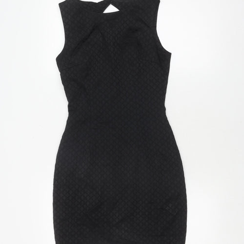 H&M Women's Black Sleeveless Sheath Dress