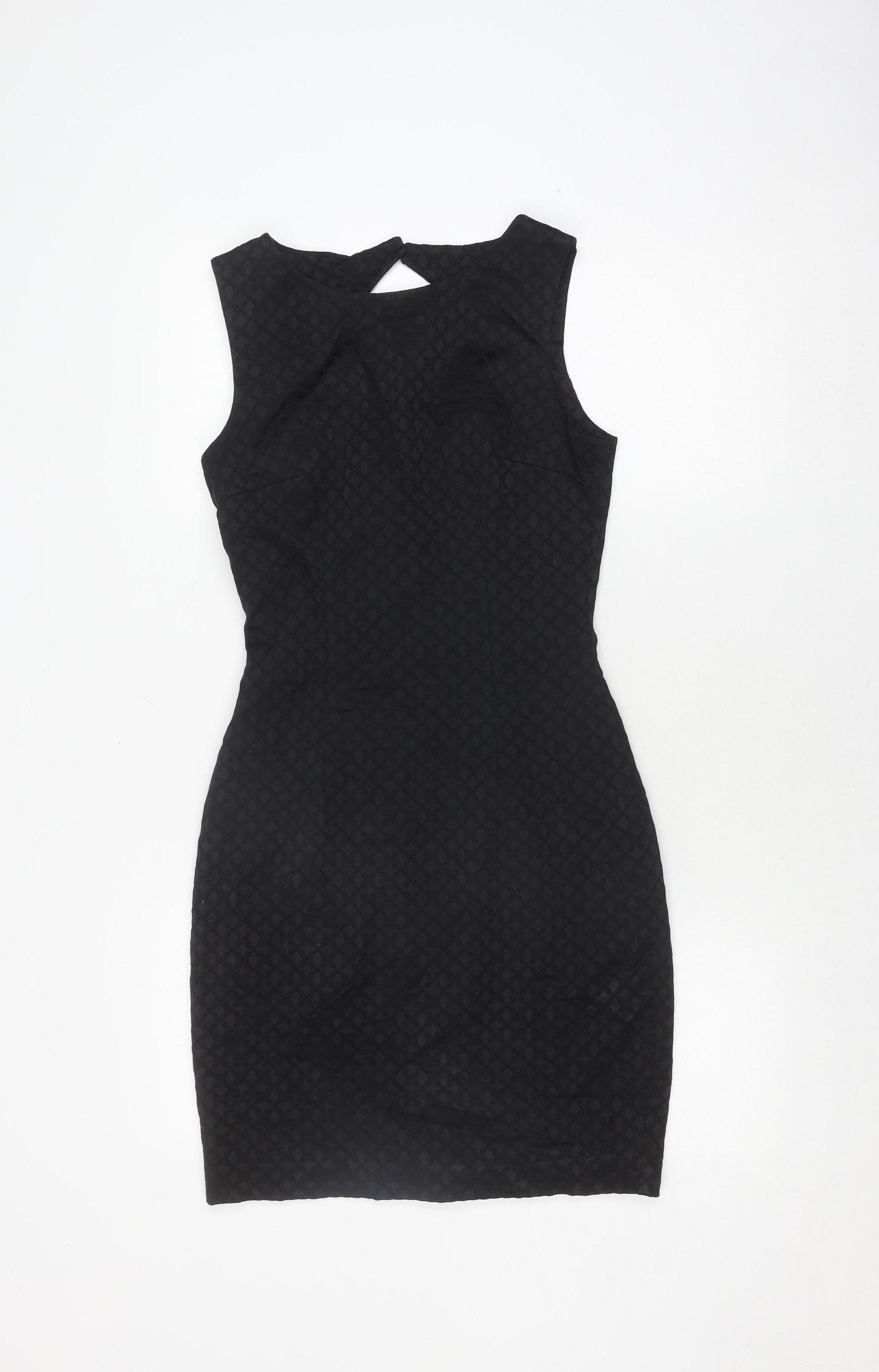 H&M Women's Black Sleeveless Sheath Dress