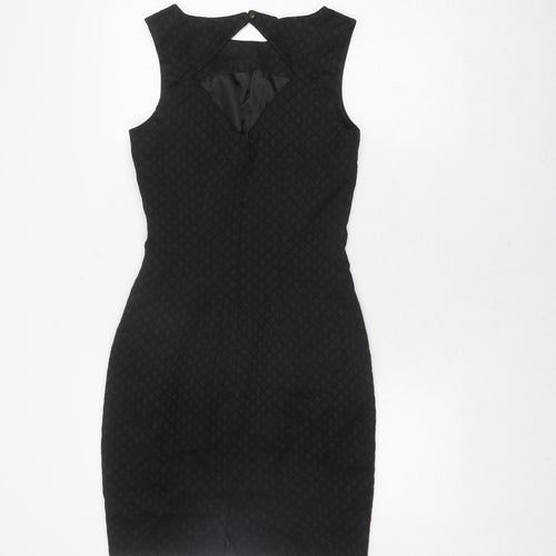 H&M Women's Black Sleeveless Sheath Dress