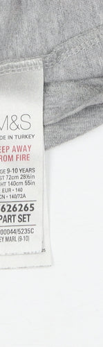 Marks and Spencer Boys Superman Grey T-Shirt 9-10 Years