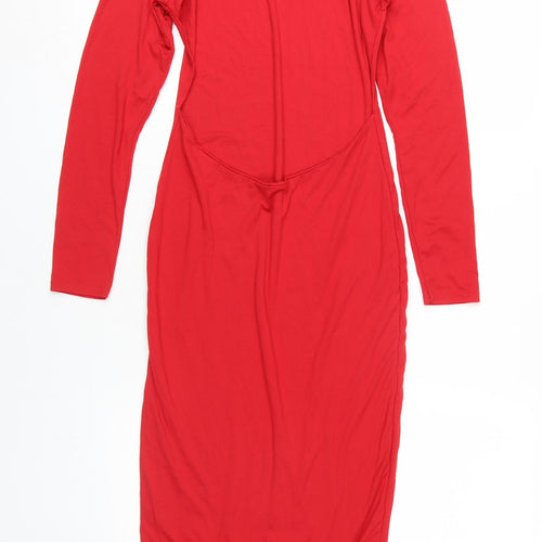 I SAW IT FIRST Red Bodycon Dress, Size 10, Women's Fashion