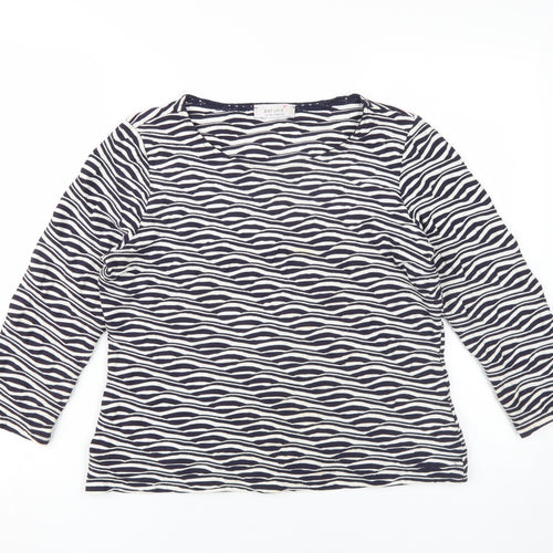 Marks and Spencer Women's Multicoloured T-Shirt Size 16