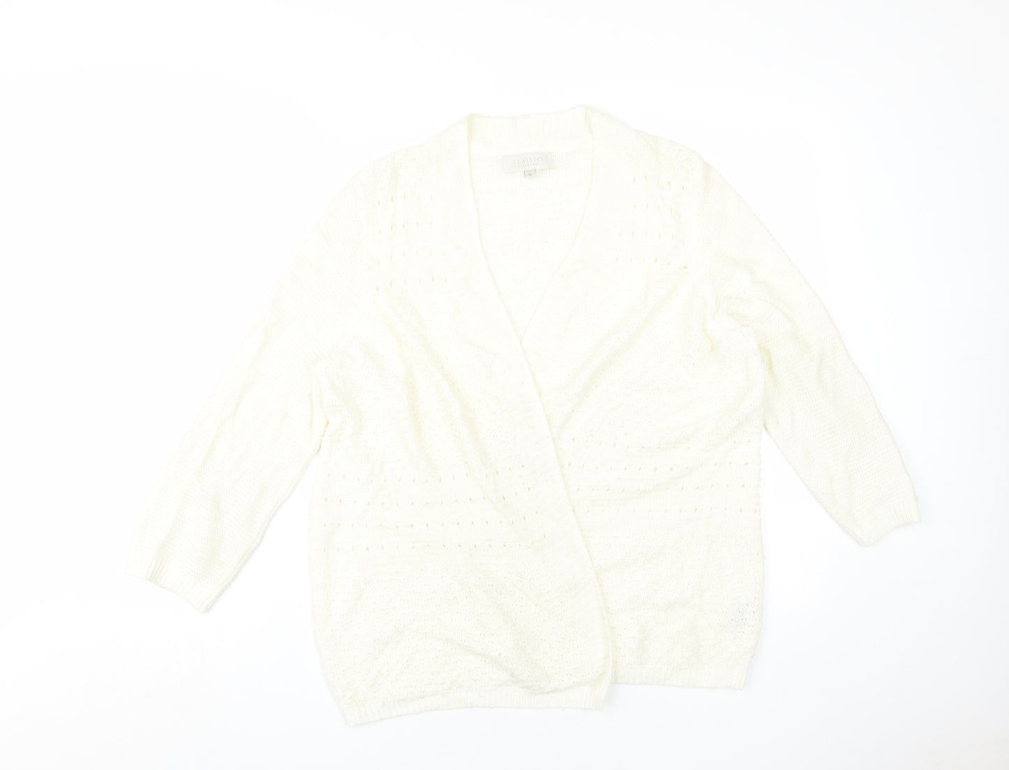 Classics Debenhams Women's Ivory Cardigan Size 18