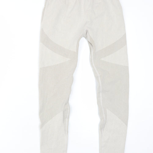 PrettyLittleThing Women's Beige Leggings - L